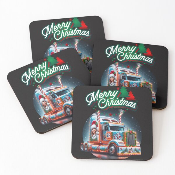 Item preview, Merry Christmas big rig designed and sold by SeeingBeyond.