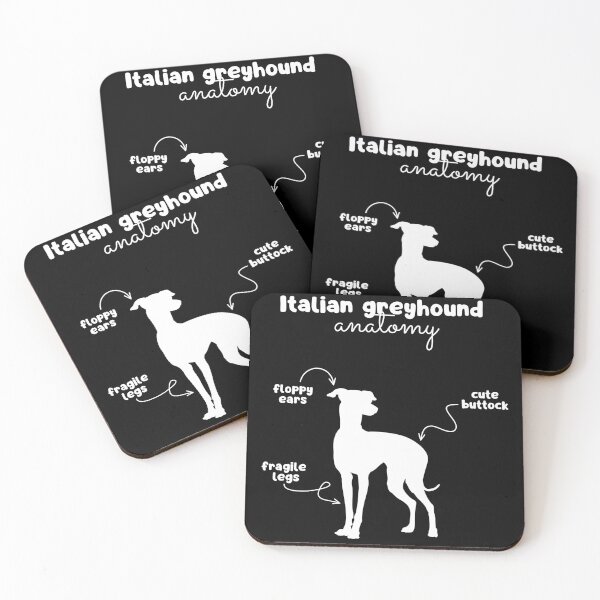 Item preview, Italian greyhound anatomy designed and sold by Cinnamonbon.