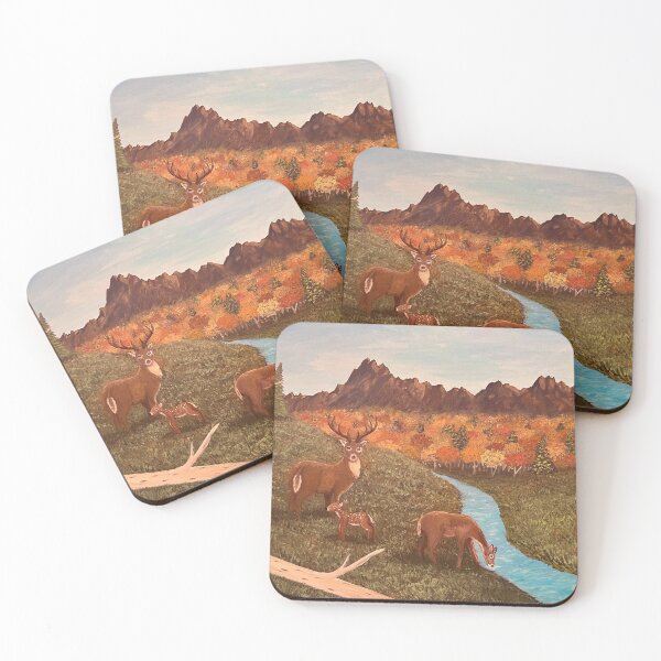 Item preview, Deer by the River designed and sold by aleecyam.
