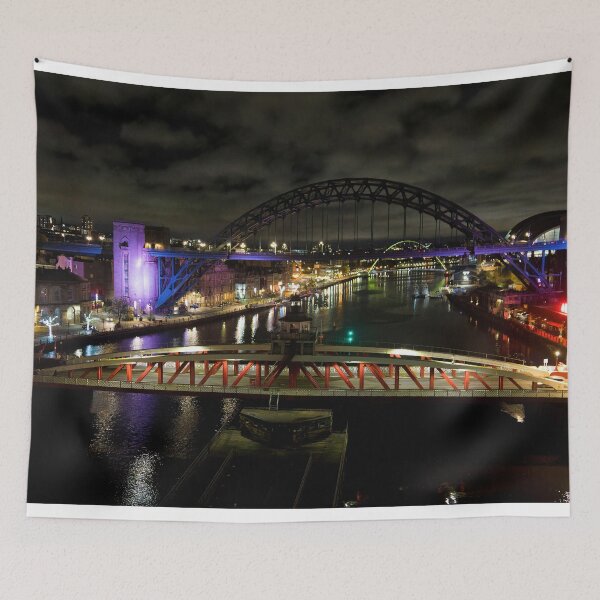 Item preview, The River Tyne at Night designed and sold by Violaman.