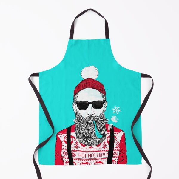 Item preview, Christmas - Ho Ho Hipster (Koh Phi Phi Lagune Blue Version) designed and sold by Doozal.