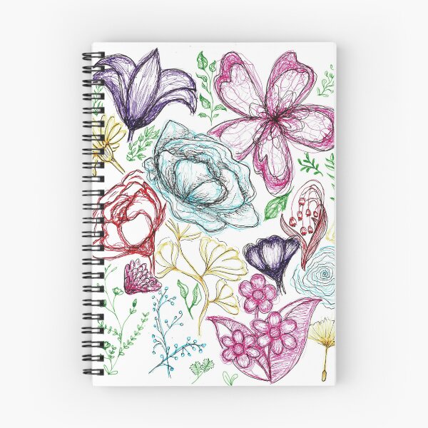 Item preview, vivid florals designed and sold by ArtByRoe.