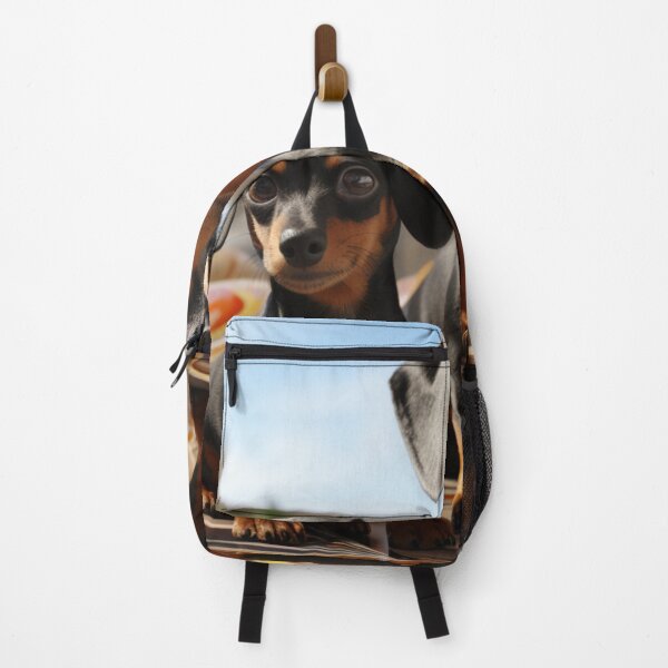 Item preview, Realistic Animals Unique Artwork Two Dachshund Puppies Cute Weiner Dog B296 designed and sold by MPCFICTION.