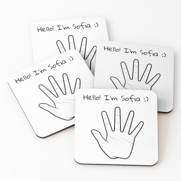 Item preview, Hello I'm Sofia my name funny girl cute designed and sold by STRAVOY.