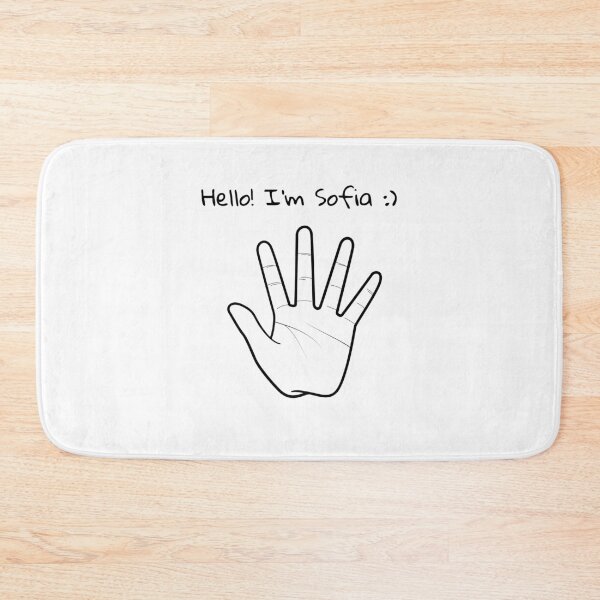 Item preview, Hello I'm Sofia my name funny girl cute designed and sold by STRAVOY.