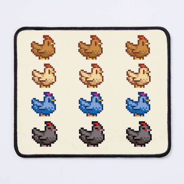 Item preview, 4 Chickens of Stardew Valley designed and sold by r9440.