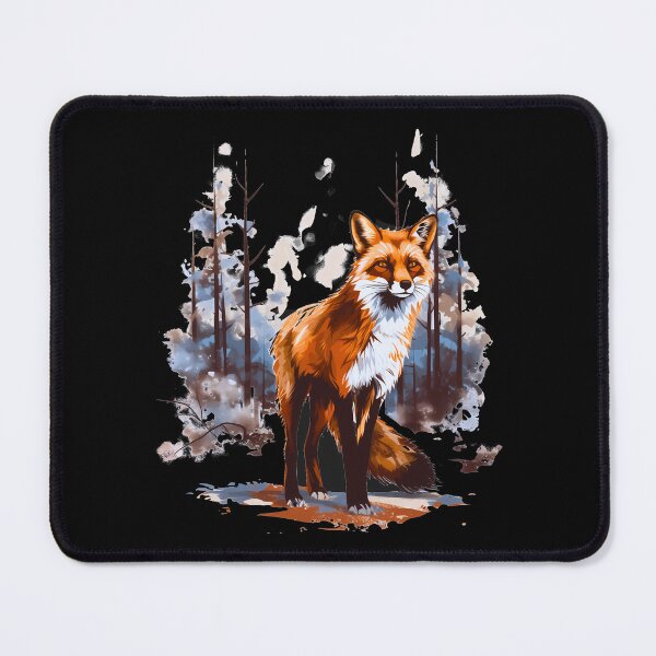 Item preview, Pretty orange watercolor fox in forest art designed and sold by NBSStore.