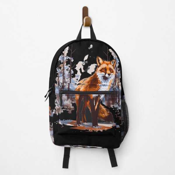 Item preview, Pretty orange watercolor fox in forest art designed and sold by NBSStore.