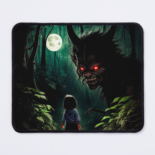 Item preview, The Girl and the Demon in the Forest designed and sold by OnlyClassicArt.