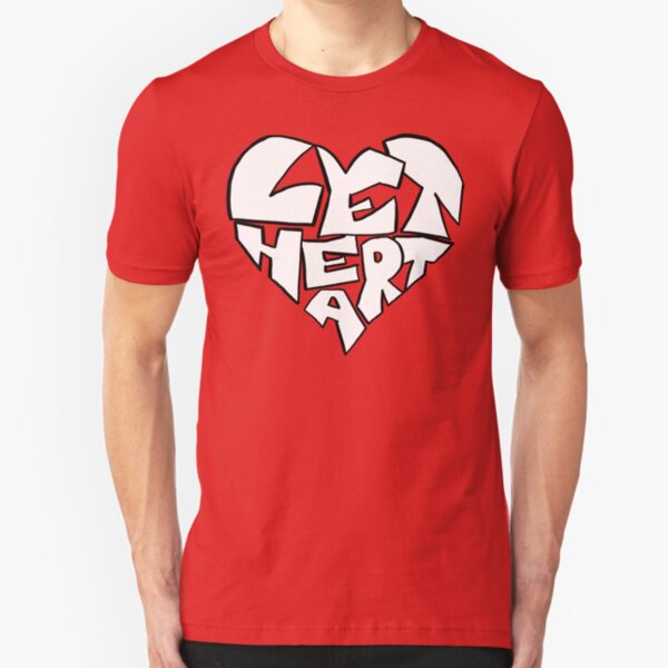 Let Heart Slim Fit T-Shirt