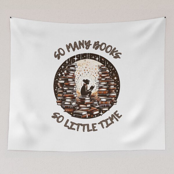Item preview, So Many Books, So Little Time Gift for Book Lover's designed and sold by PapaMikeCrafts.