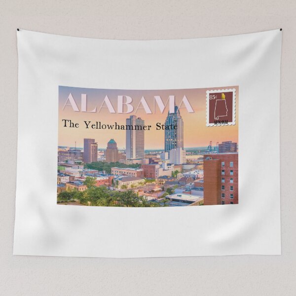 Item preview, Vintage Postage Stamps Design - Alabama State designed and sold by LenasVersion.