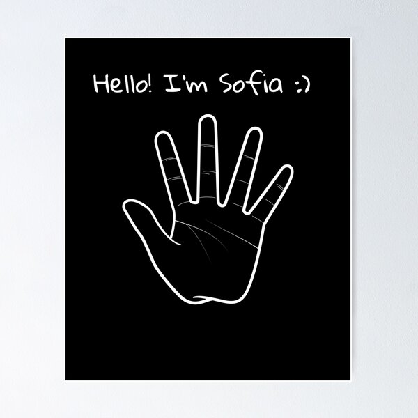 Item preview, Hello I'm Sofia my name funny girl cute designed and sold by STRAVOY.