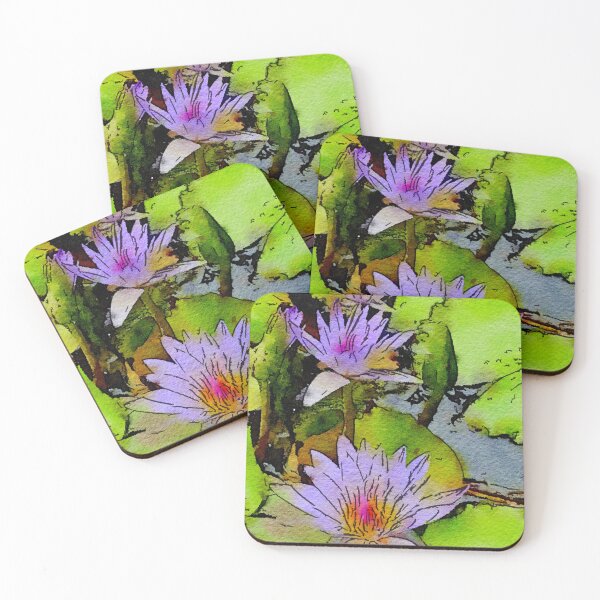 Item preview, Water Lily watercolor  designed and sold by Susan Gallup.