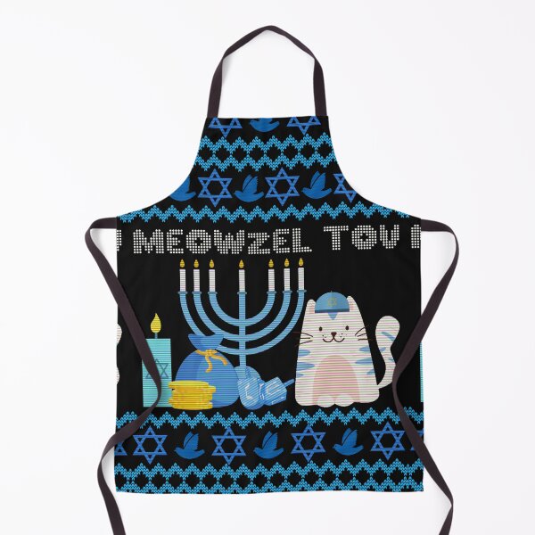 Item preview, Meowzel Tov Jewish Cat Funny Chanukah Present For Family and Friends designed and sold by Chmielayka.