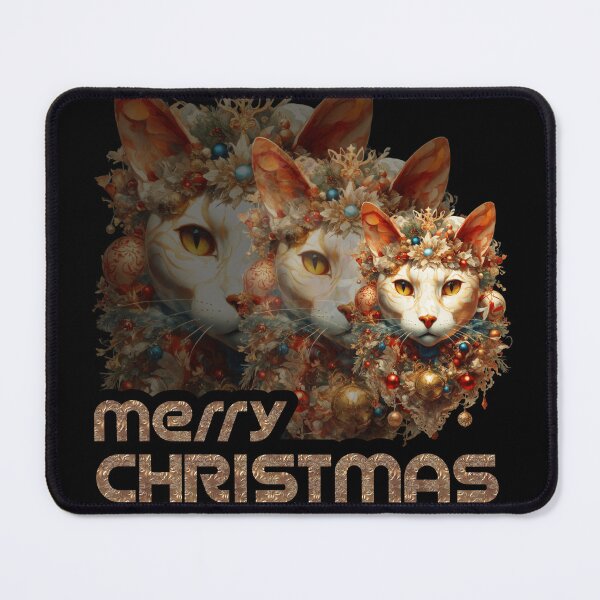Item preview, Merry Christmas cat designed and sold by Designeking.