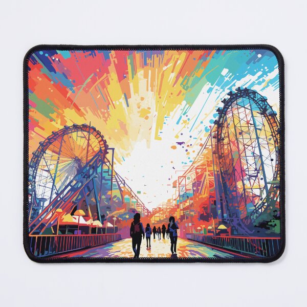 Item preview, Vibrant Sunset Rollercoaster designed and sold by sagybp.