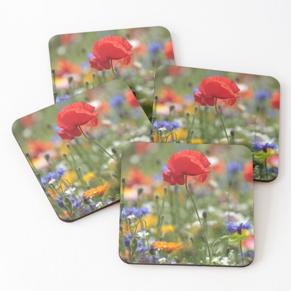 Item preview,  Digital Photograph of Poppy in wild flower meadow designed and sold by SimonJohnson1.