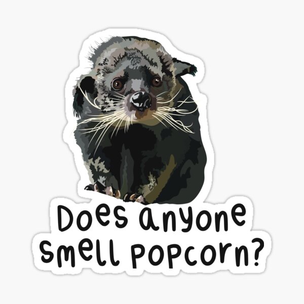 Item preview, B is for Binturong ,Binturong – Curious Asian Bearcat Wildlife Illustration designed and sold by PrettylittlepastelUk.
