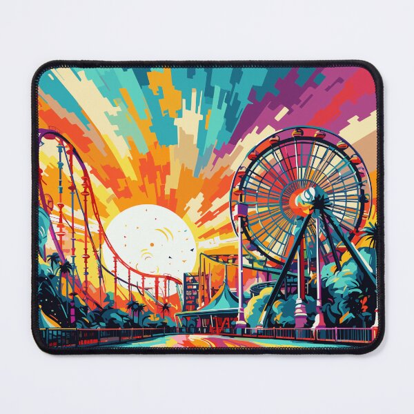 Item preview, Vibrant Sunset Rollercoaster 4 designed and sold by sagybp.