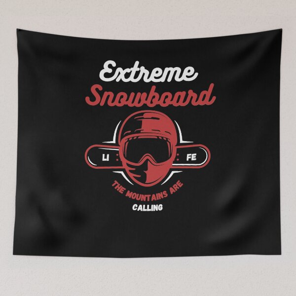Item preview, Extreme snowboarding the mountains canlling me, (dark) designed and sold by Skechtman2003.
