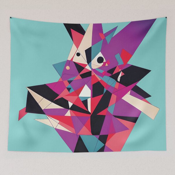Item preview, Turquoise Geometric designed and sold by Jin-Ai.