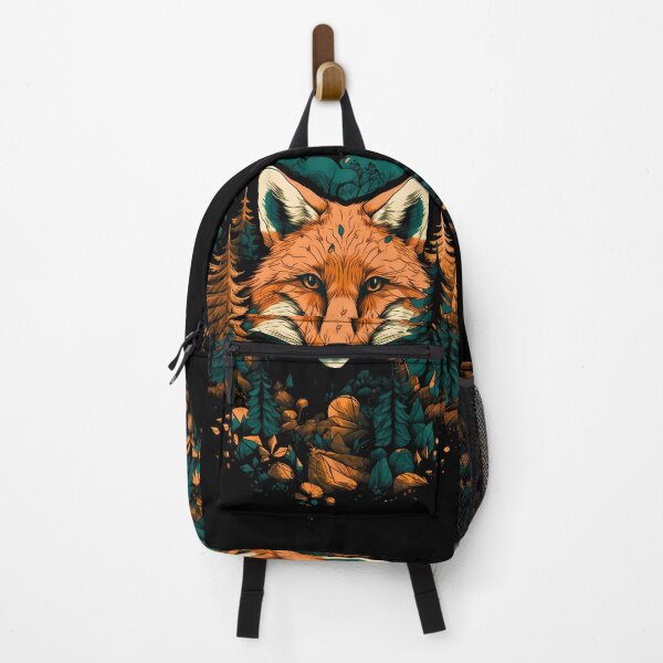 Item preview, Pretty red fox in forest nature head face artwork designed and sold by NBSStore.