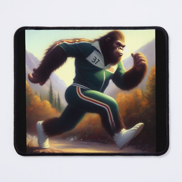 Item preview, Bigfoot Running designed and sold by CrankyOldDude.