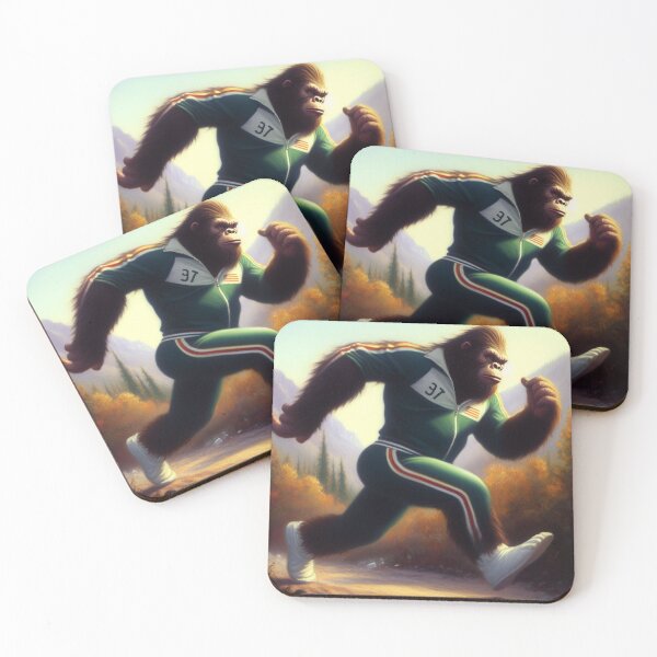 Item preview, Bigfoot Running designed and sold by CrankyOldDude.