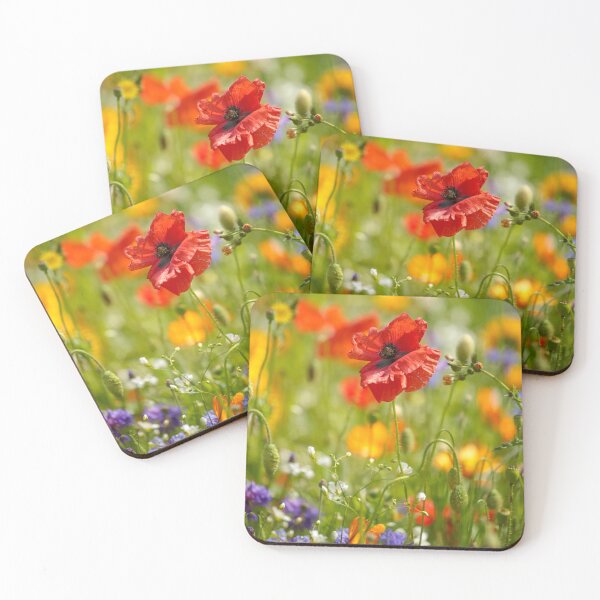 Artikelvorschau, Digitale Fotografie von Mohn und Wiesenblumen entworfen und verkauft von SimonJohnson1.