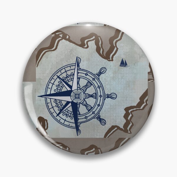 Item preview, Fortune favors the bold who sail off map designed and sold by Lacey Schmidt.