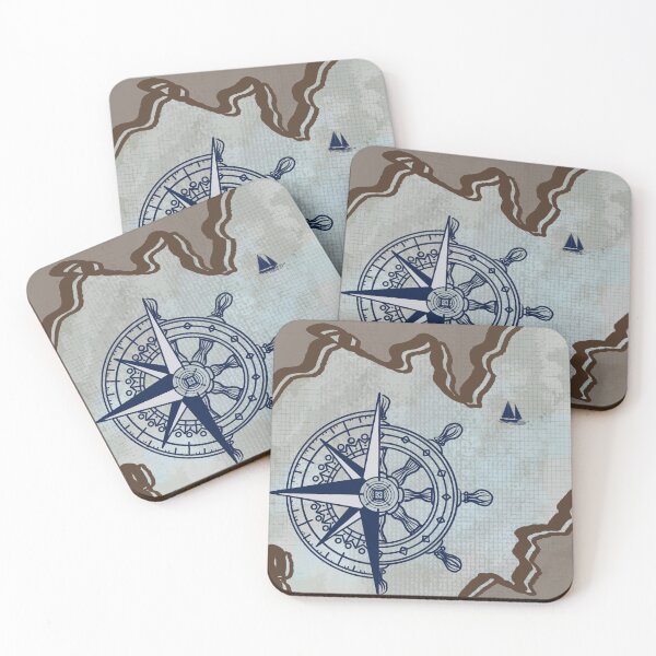 Item preview, Fortune favors the bold who sail off map designed and sold by Lacey Schmidt.
