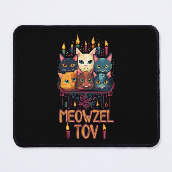 Item preview, Meowzel Tov Jewish Cat Funny Chanukah Present For Family and Friends designed and sold by Chmielayka.