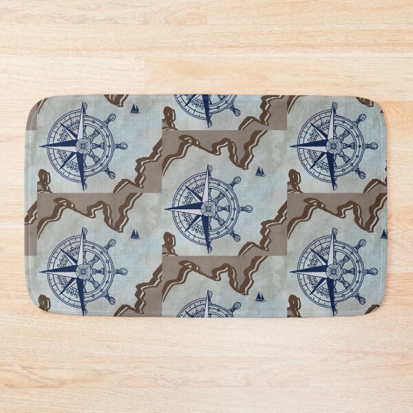 Item preview, Fortune favors the bold who sail off map designed and sold by Lacey Schmidt.