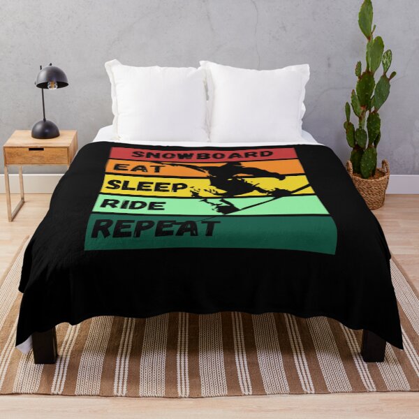 Item preview, Snowboarding eat sleep ride repeat designed and sold by Skechtman2003.