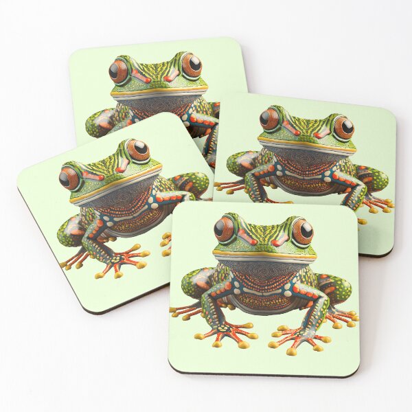 Item preview, aboriginal frog portrait 3d  designed and sold by emaotx.