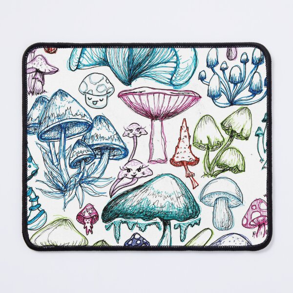 Item preview, vivid mushrooms designed and sold by ArtByRoe.