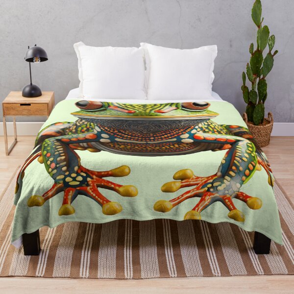 Item preview, aboriginal frog portrait 3d  designed and sold by emaotx.