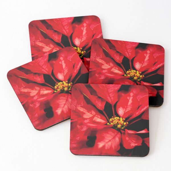 Item preview, Red Poinsettia close-up designed and sold by Travelways.