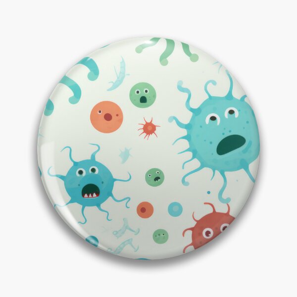 Item preview, Microbial Mosaic germs pattern  designed and sold by PetPalsEmporium.