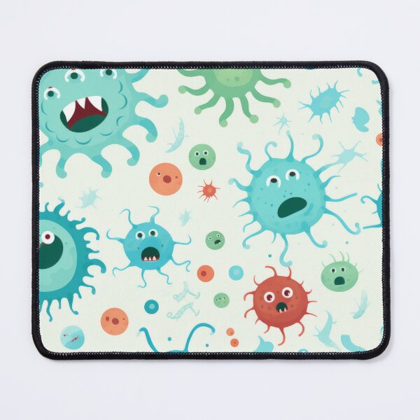 Item preview, Microbial Mosaic germs pattern  designed and sold by PetPalsEmporium.