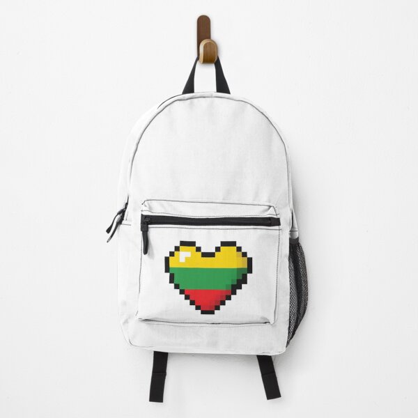 Item preview, Lithuania Flag Heart Pixel Art designed and sold by Wander-Wave.