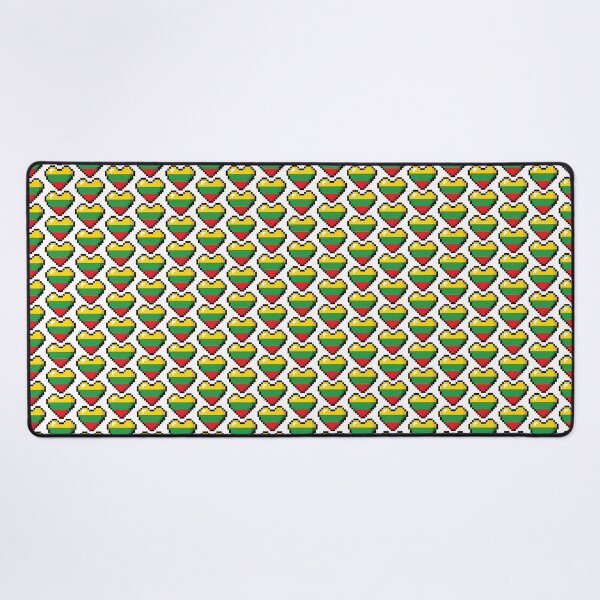Item preview, Lithuania Flag Heart Pixel Art designed and sold by Wander-Wave.