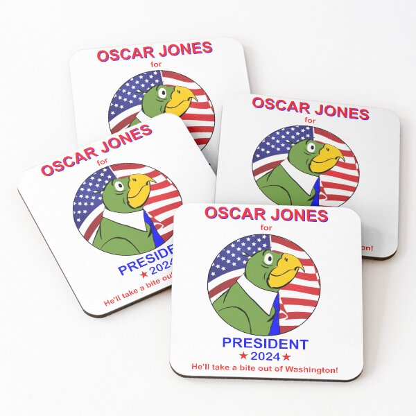 Item preview, Oscar Jones for president 2024 designed and sold by Laughing Parrot Studio.