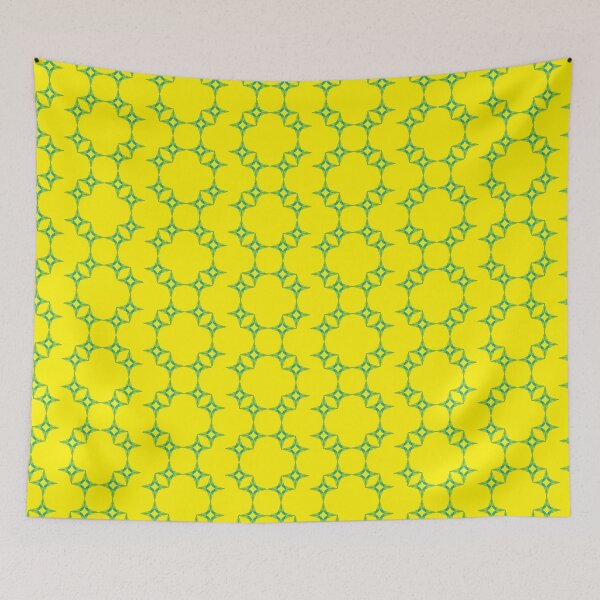 Item preview, Starry Pattern Offset Vibrant Yellow designed and sold by CushyNest.