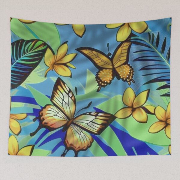 Item preview, BUTTERFLIES AND FLOWERS designed and sold by inarausch2023.