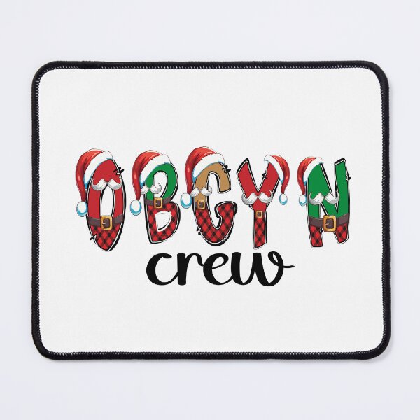 Item preview, Merry Christmas OBGYN Obstetrics and Gynecology Crew Xmas designed and sold by QUOTABLE STICKERS.