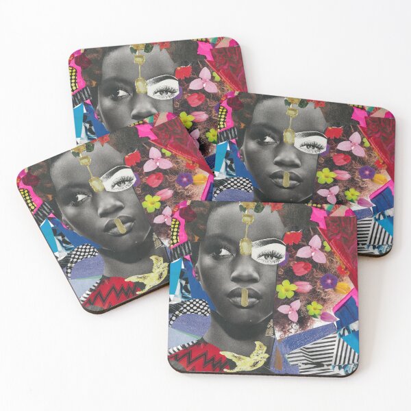 Item preview, Gold Sparrow// Two of Water Black Collagist designed and sold by Sjeanlouisarts.
