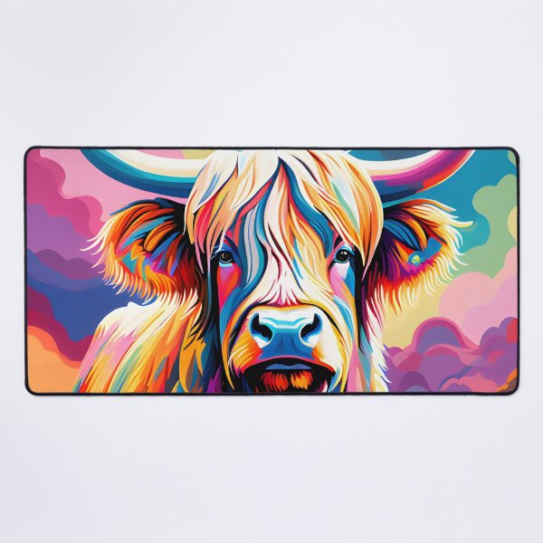 Item preview, Highland cow headshot designed and sold by Metaverse8.