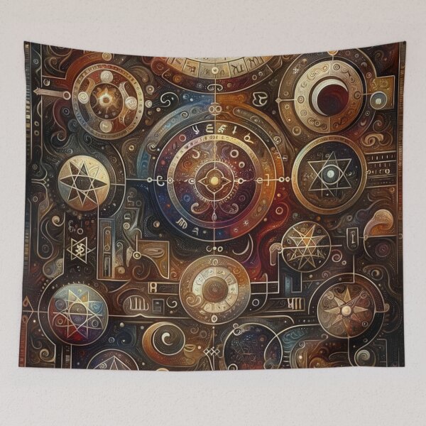 Item preview, Zodiac Cabala Fusion Art designed and sold by glowarya.